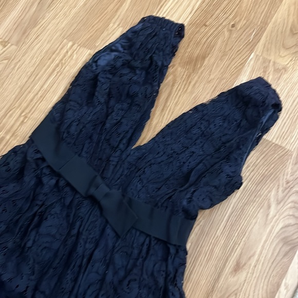 NWT CH by Carolina Herrera navy lace maxi dress - Picture 10 of 14